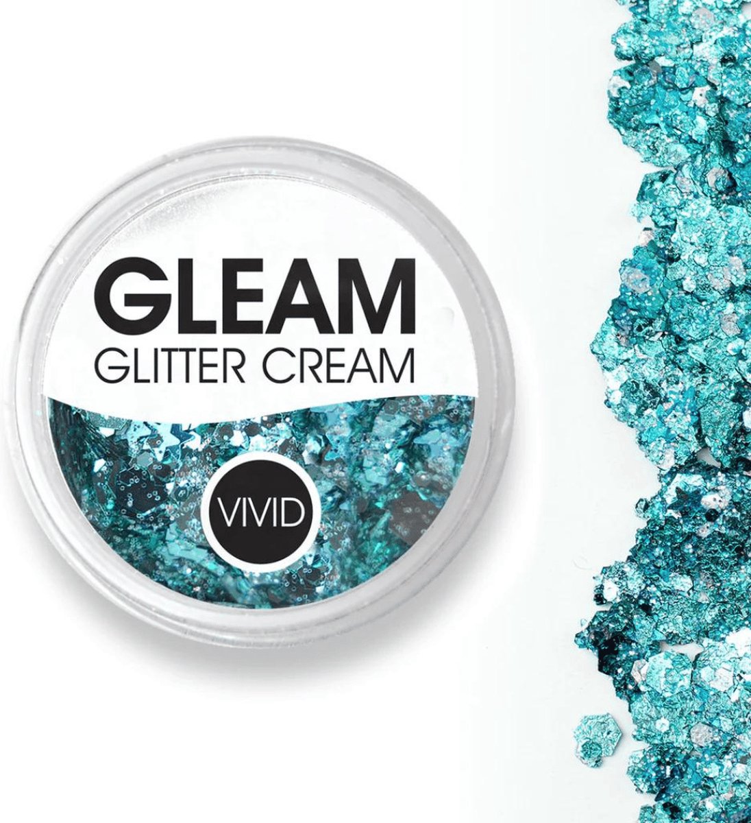 Vivid Gleam Glitter Cream - Angelic Ice (10gr)