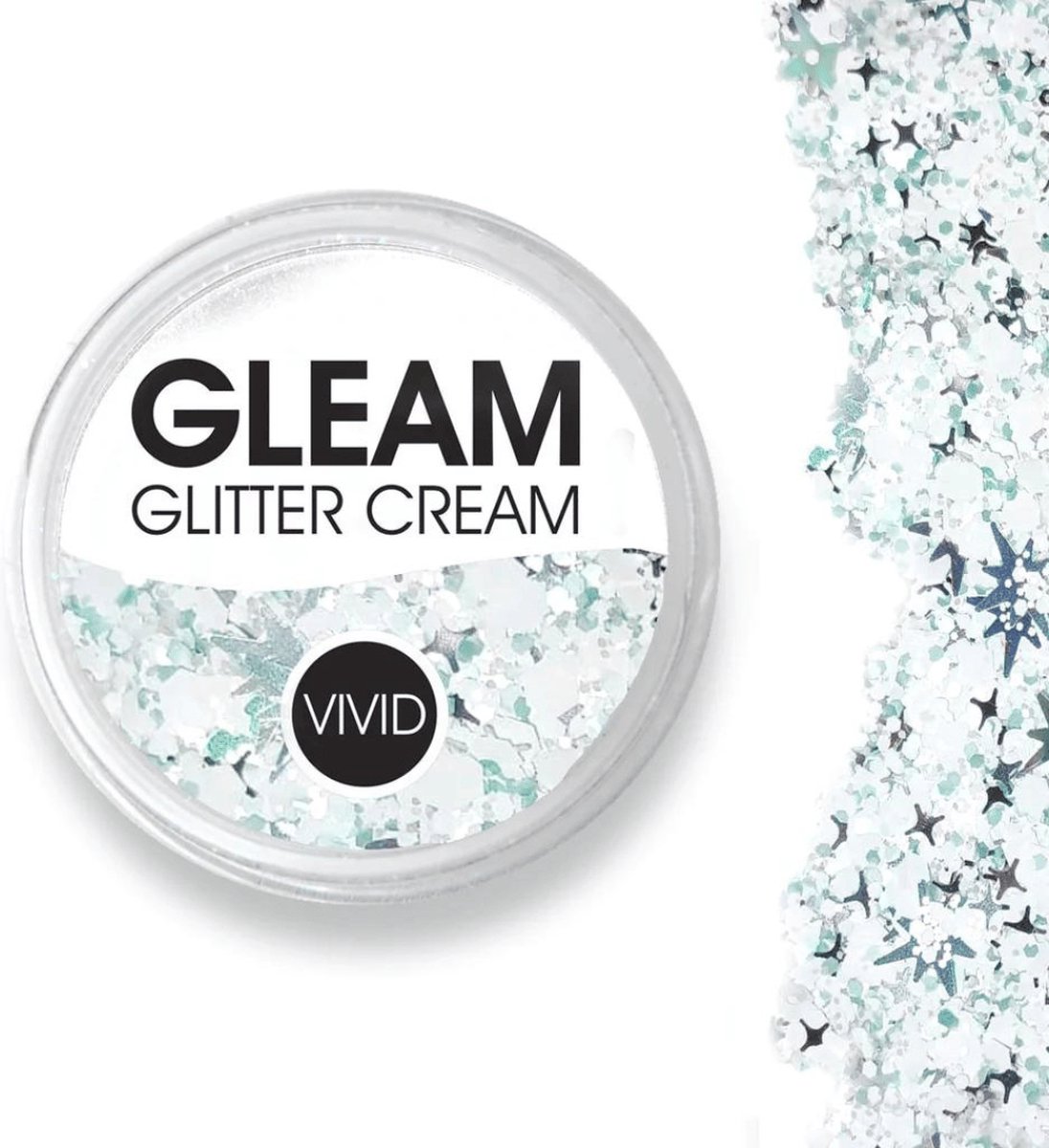 Vivid Gleam Glitter Cream - Avalanche (30gr)