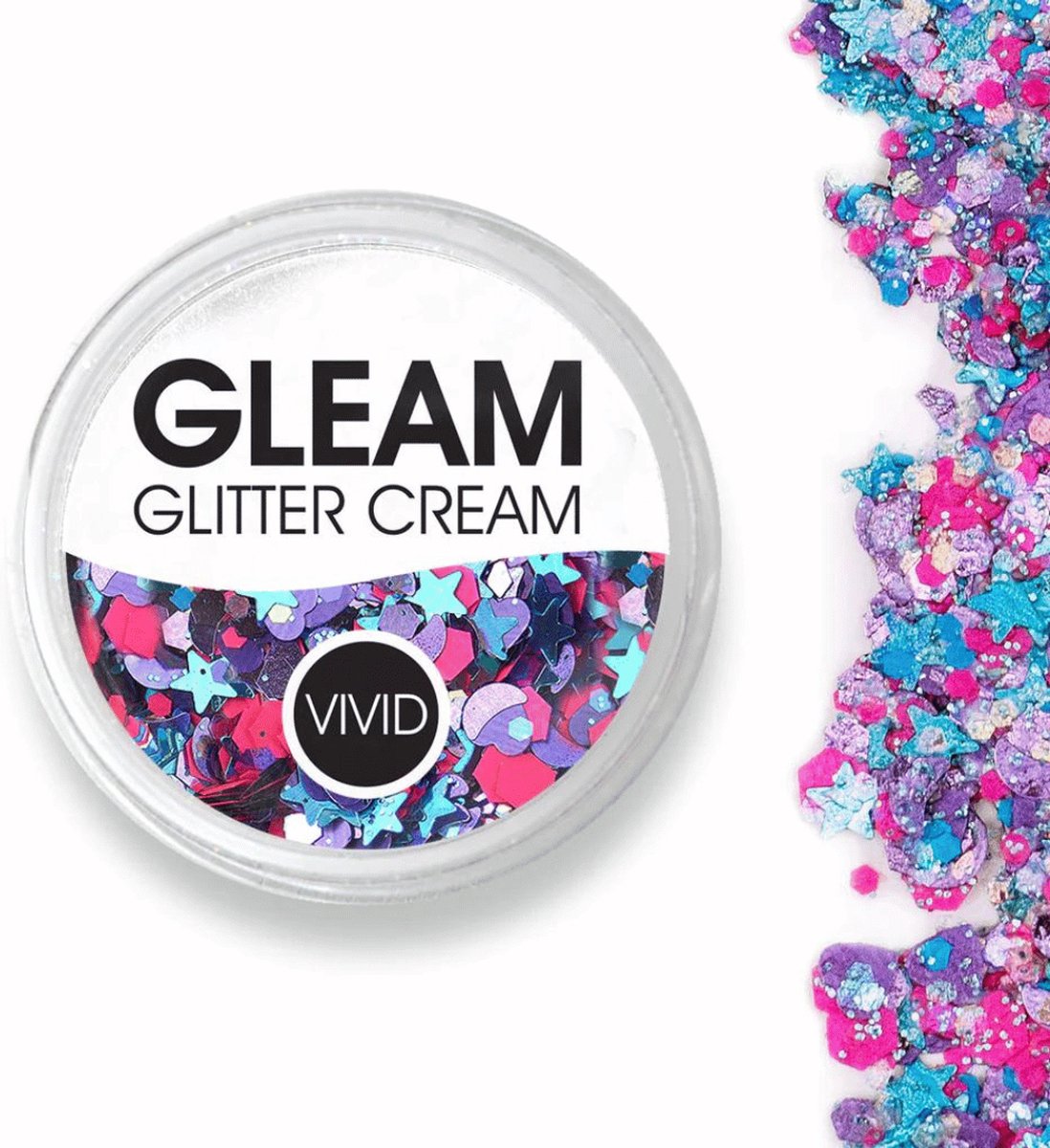 Vivid Gleam Glitter Cream - Blazing Unicorn (30gr)