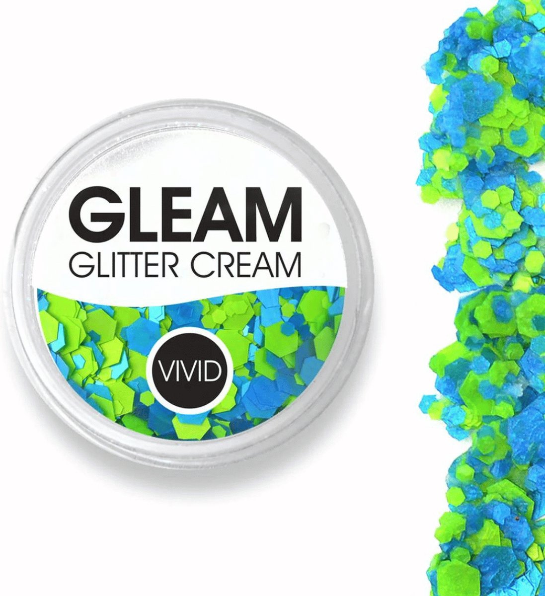 Vivid Gleam Glitter Cream - Nu-Ocean (30gr)