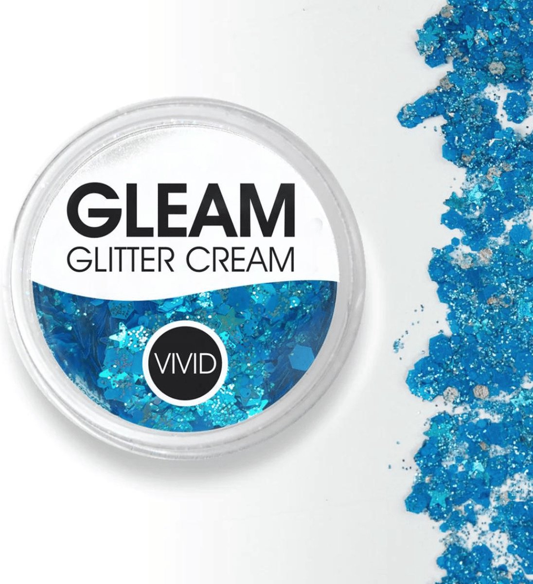 Vivid Gleam Glitter Cream - Sapphire Splendor (30gr)