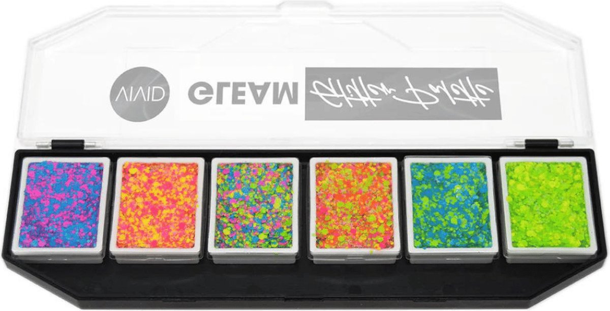 Vivid Gleam Glitter Cream Palette - Galactic UV (48gr)