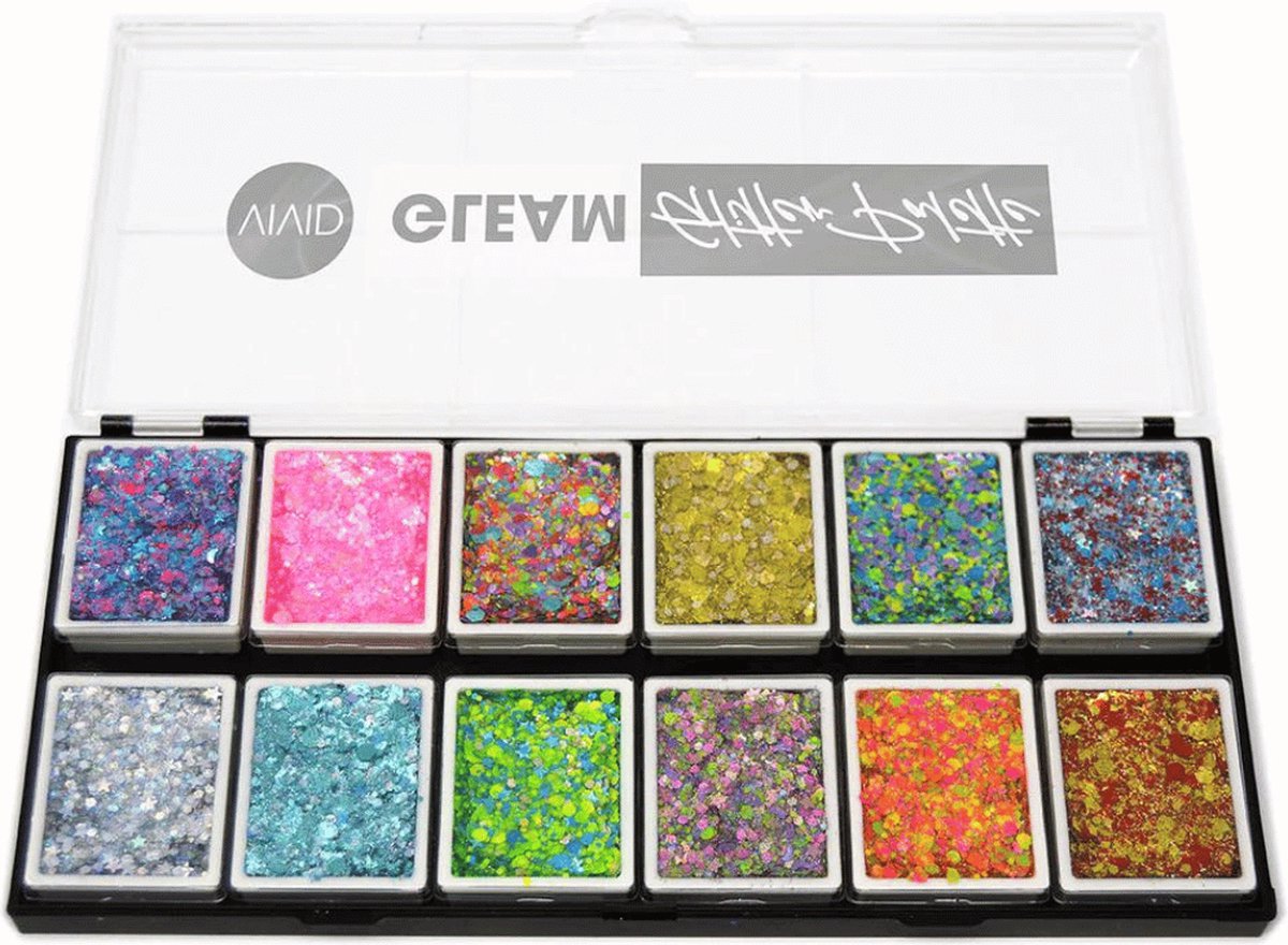 Vivid Gleam Glitter Cream Palette - Lets Party (98gr)