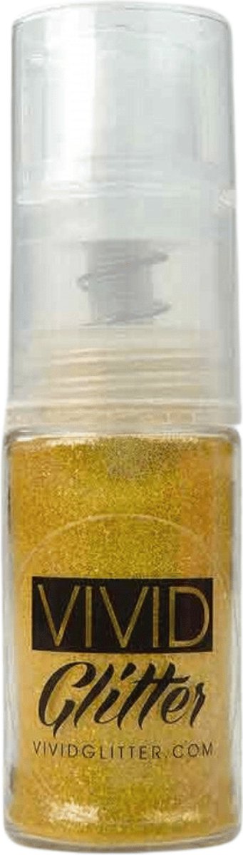 Vivid Glitter Fine Mist Spray Pump - 24K Gold (14ml)