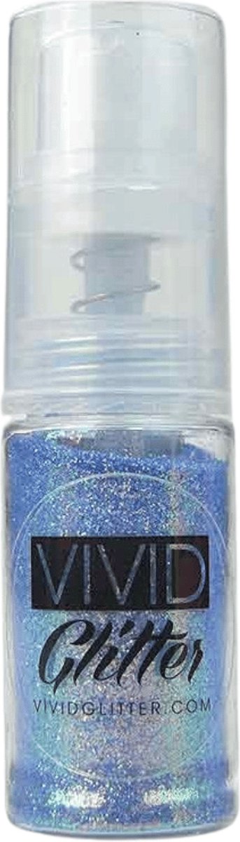Vivid Glitter Fine Mist Spray Pump - Frosted Blue (14ml)