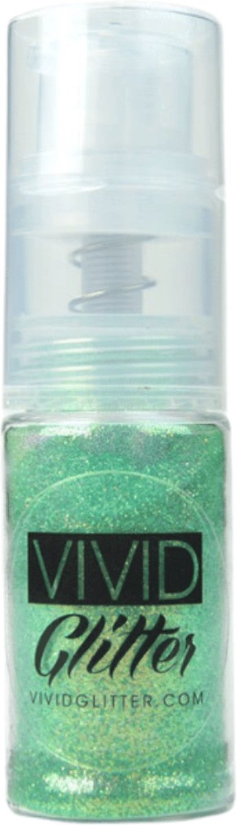 Vivid Glitter Fine Mist Spray Pump - Golden Mint (14ml)