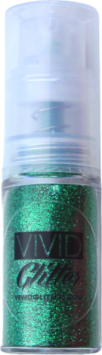 Vivid Glitter Fine Mist Spray Pump - Kelly Green (14ml)