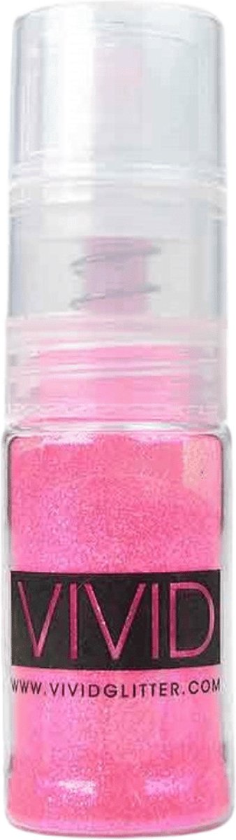 Vivid Glitter Fine Mist Spray Pump - Pink Kiss (14ml)