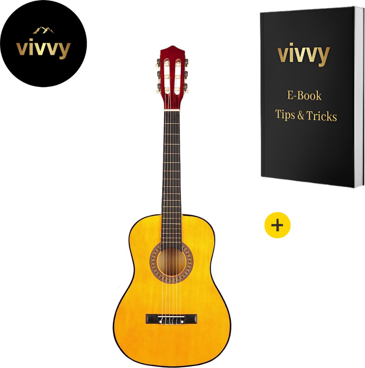 Kinder Gitaar Met Gitaarband - Speelgoed Gitaar 2 In 1 - Speelgoed Gitaar Kinderen Klassiek- 100% Tevredenheidsgarantie - Incl. Opbergtas