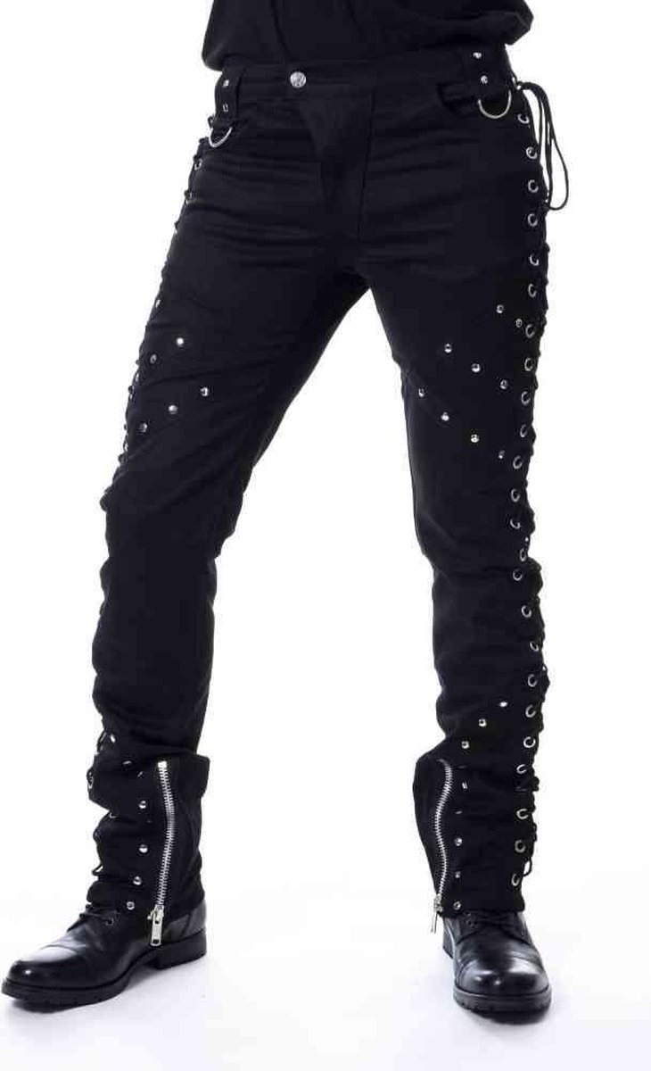 Vixxsin Hudson Heren Stoffen broek - zwart - W34L36