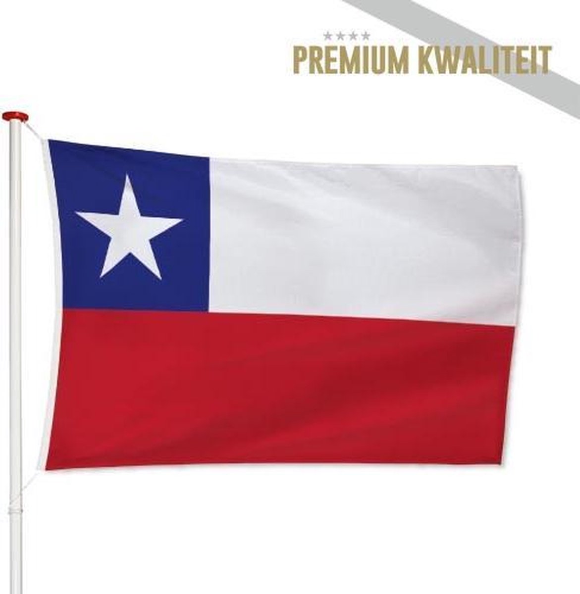 Chileense Vlag Chili 150x225cm