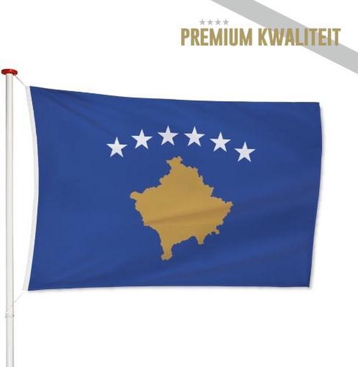 Kosovaarse Vlag Kosovo 200x300cm