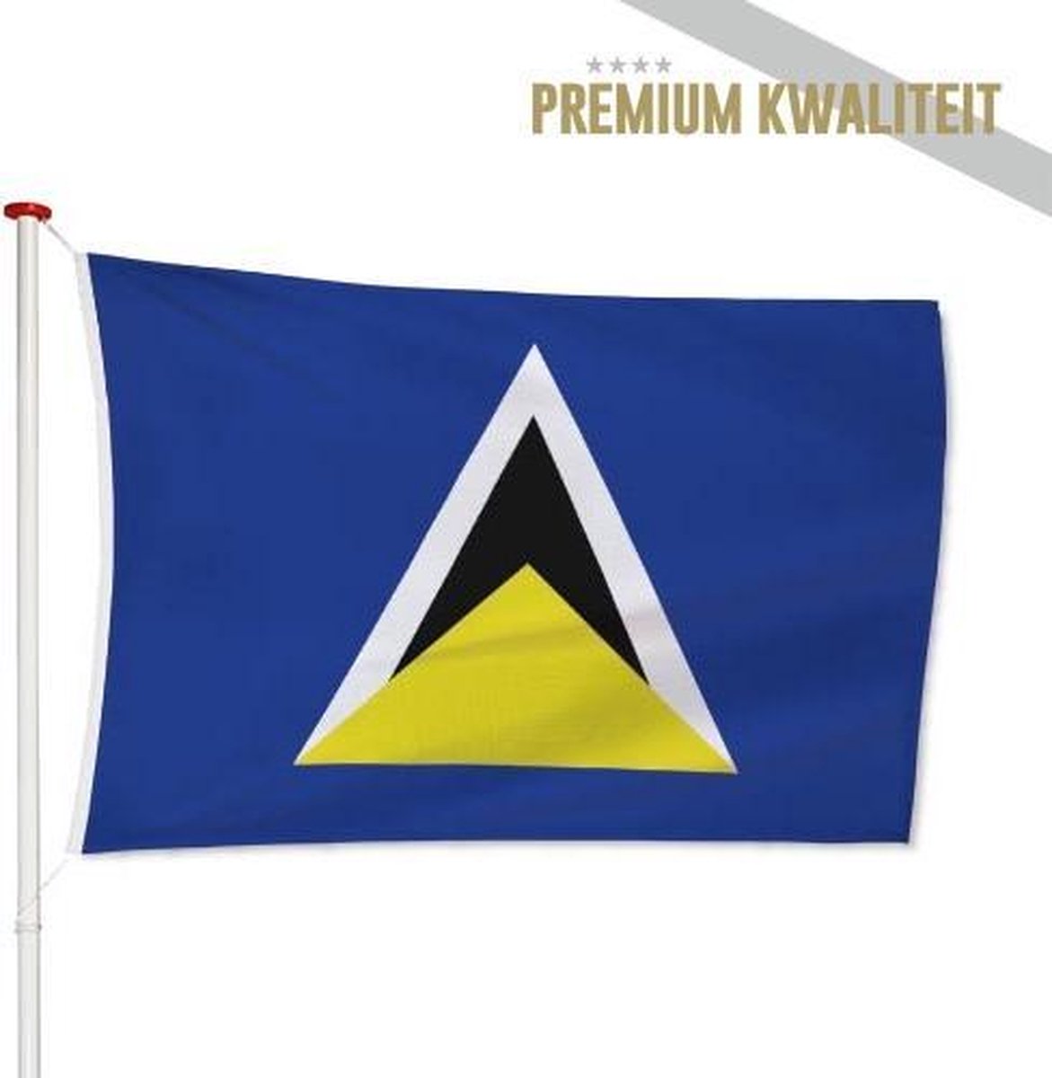 Saint Luciaanse Vlag St. Lucia 100x150cm