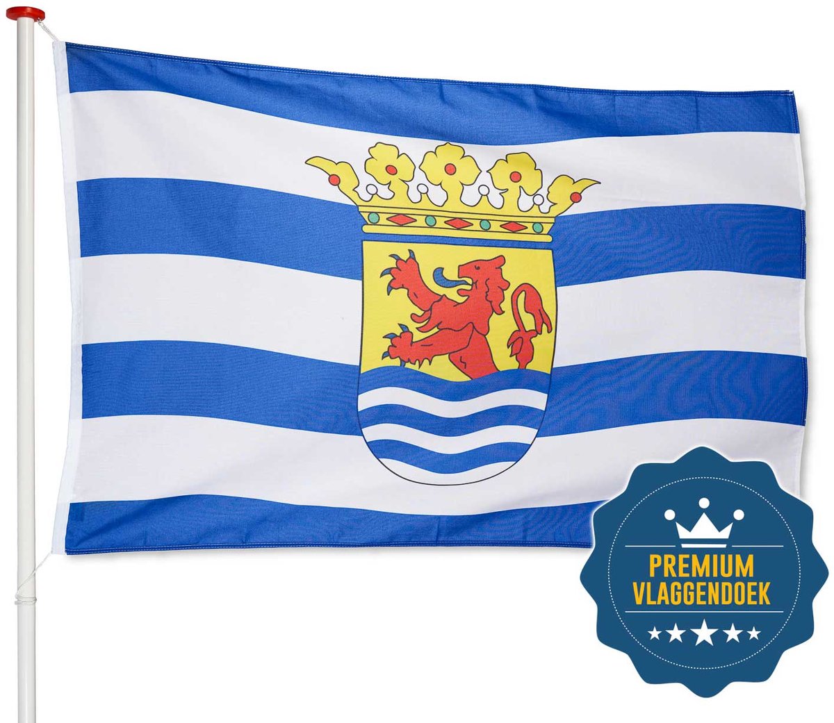 Zeeuwse vlag Zeeland 100x150cm - Premium Kwaliteit - Geschikt voor buiten