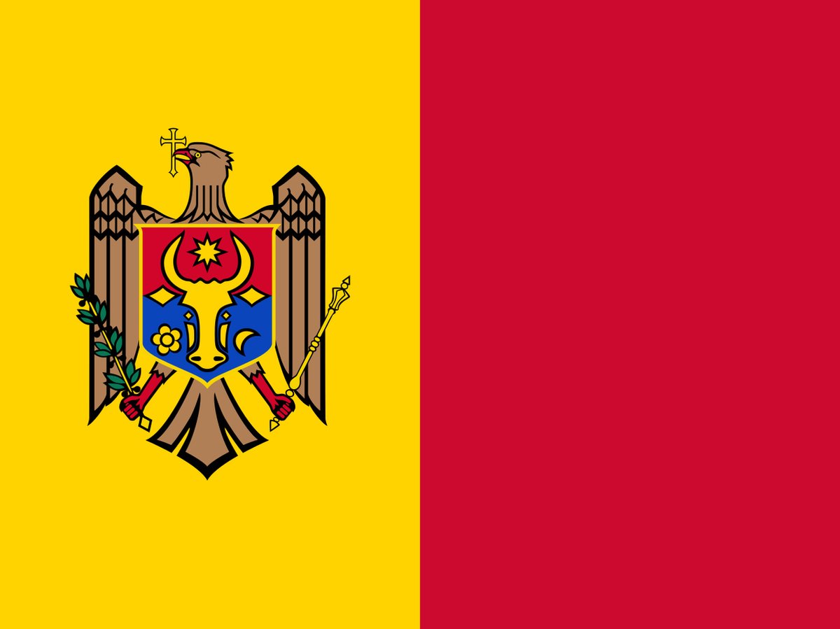 Vlag Moldavië 70x100cm