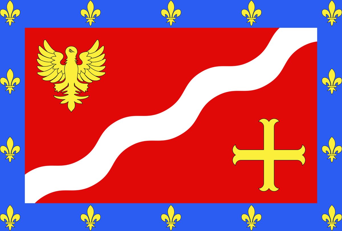 Vlag Val-dOise 150x225cm