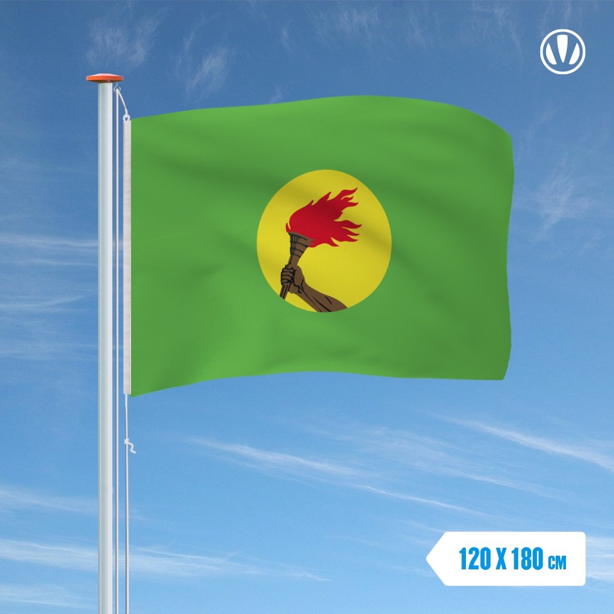 Vlag Zaïre 120x180cm