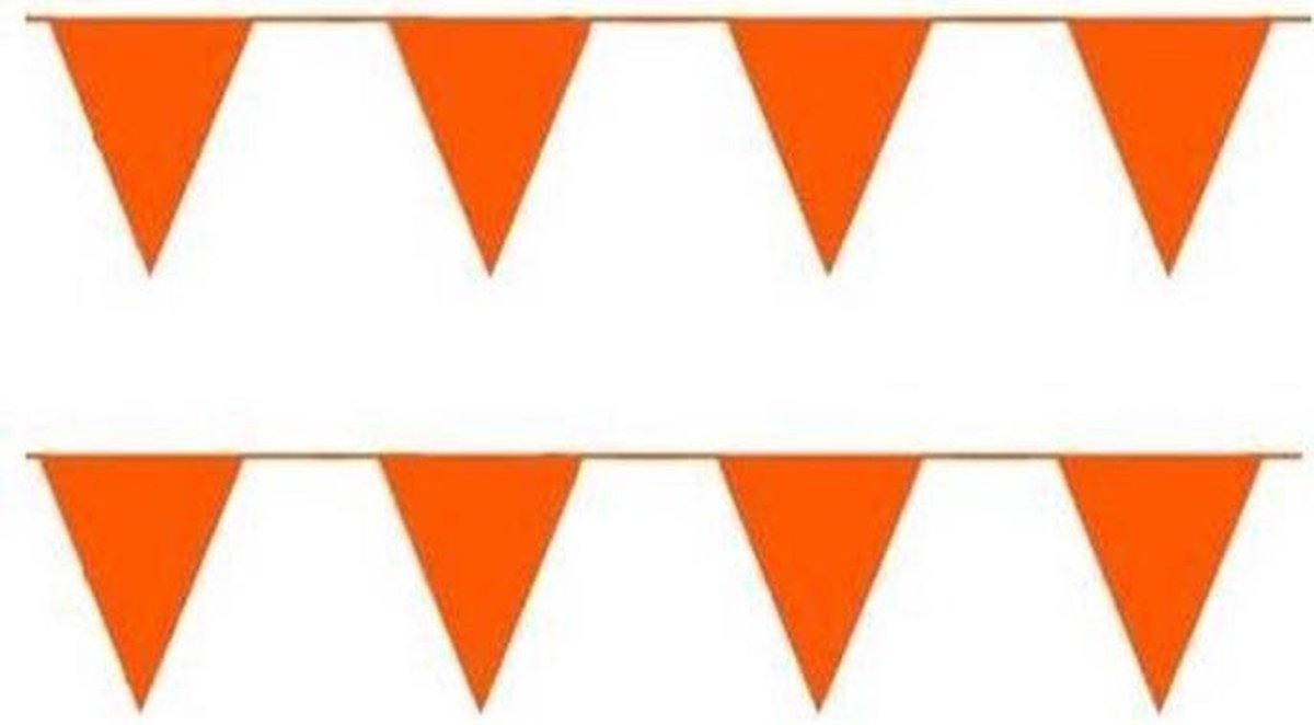   Oranje punt vlag ongeveer 10 meter