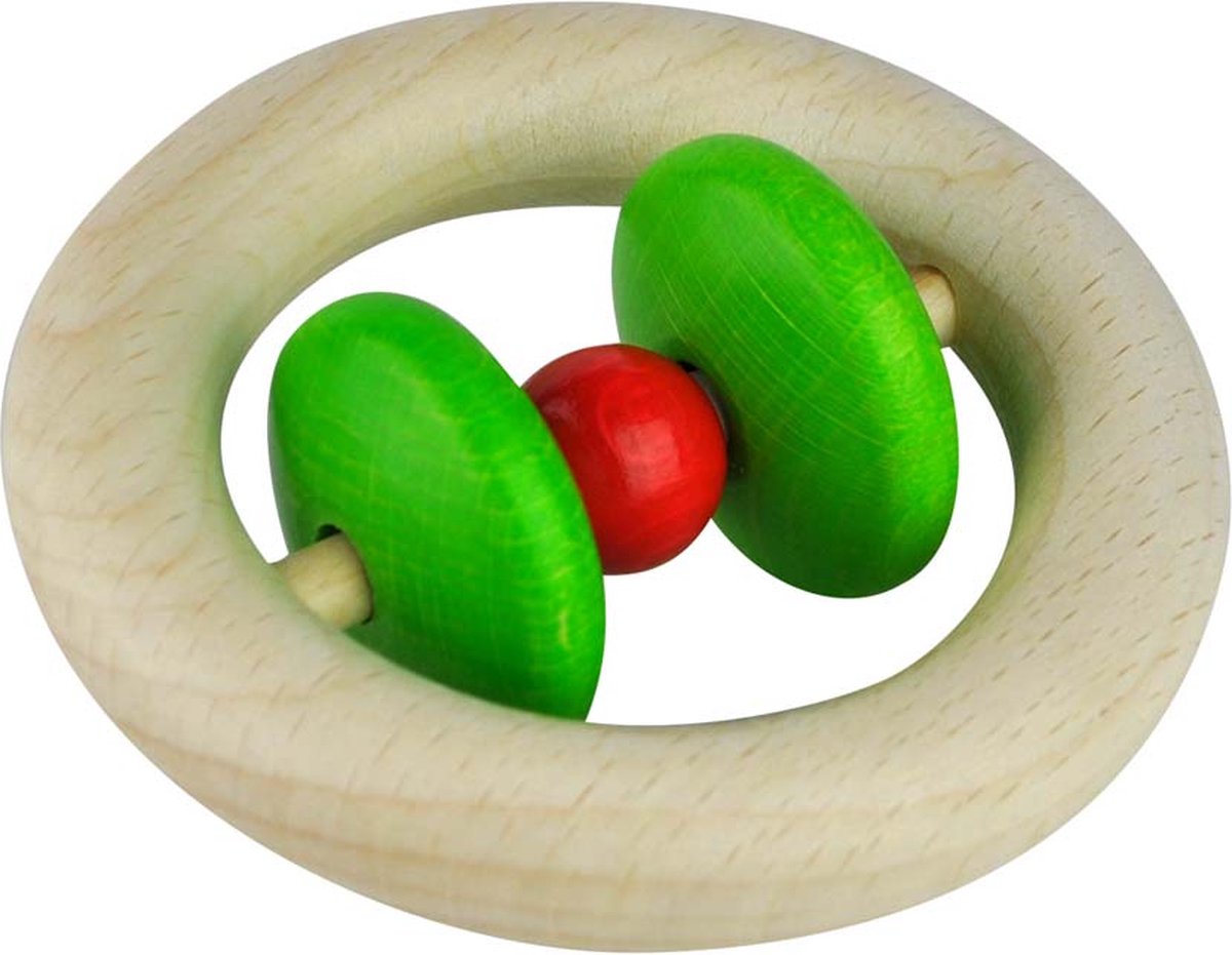 Voggenreiter VOG - Houten ring Roti rood/groen