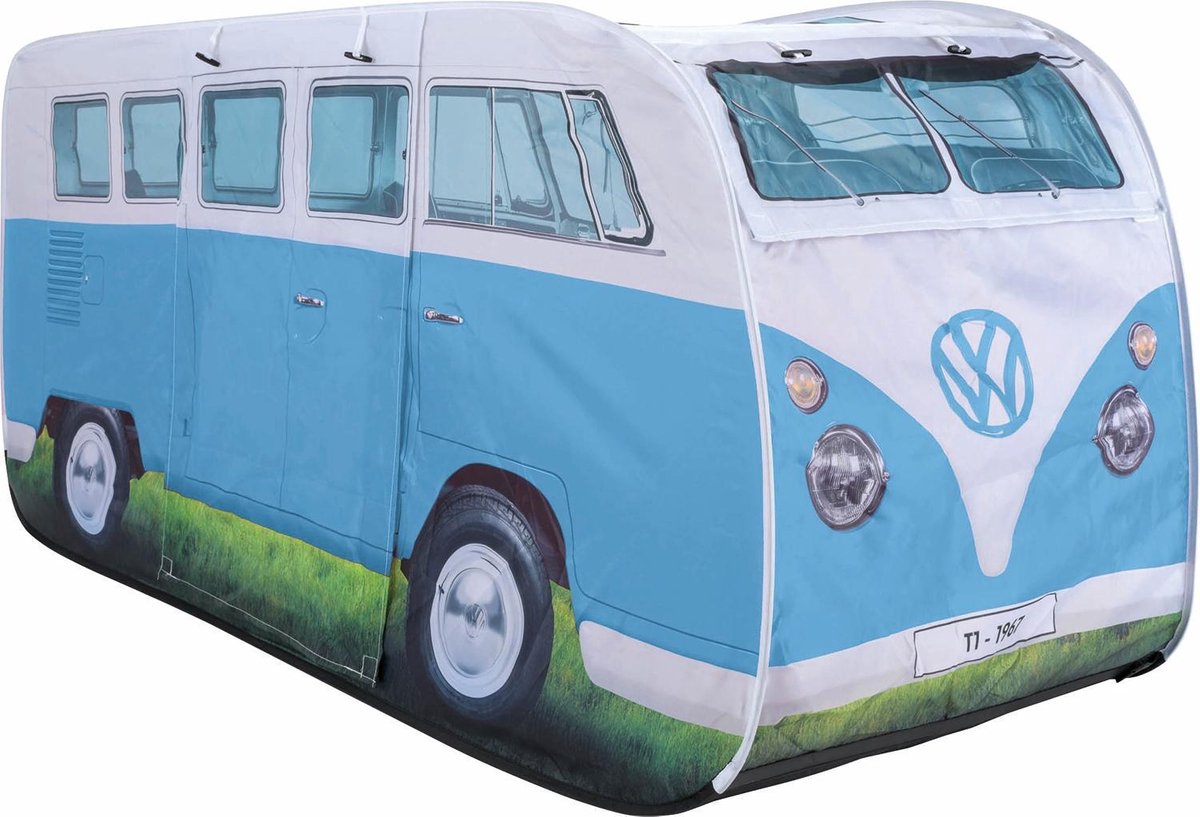 Volkswagen camper kids tent blauw