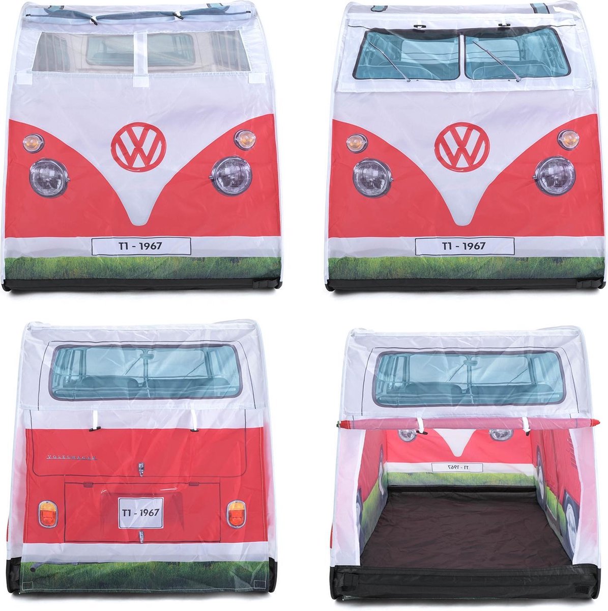 Volkswagen camper kids tent rood