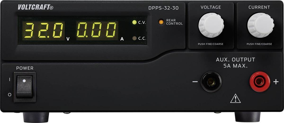 VOLTCRAFT DPPS-32-30 Labvoeding, regelbaar 1 - 32 V/DC 0 - 30 A 960 W USB Programmeerbaar Aantal uitgangen 1 x