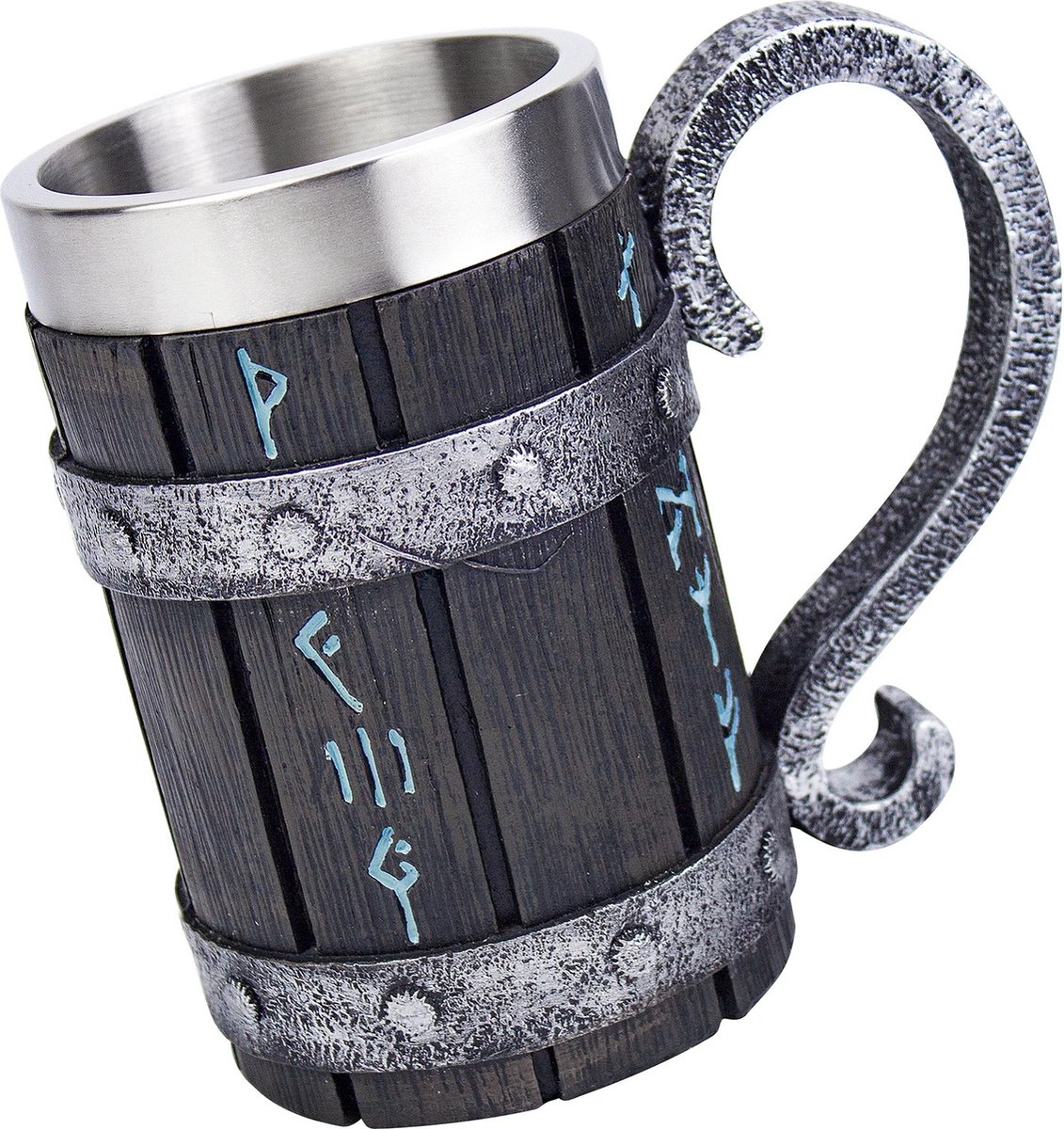 Vostara - Viking - Drinkbekers - Bierpul - Bierpullen - Beer - Beker - Bierbekers - Bier Bekers - RVS Drinkfles - Drinkbeker -600 ML