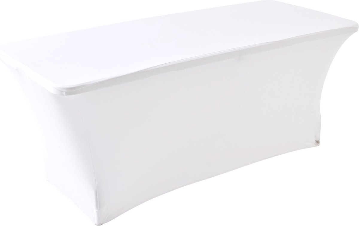 Outdoor Living - Buffettafelhoes - stretch - wit - 180x76cm