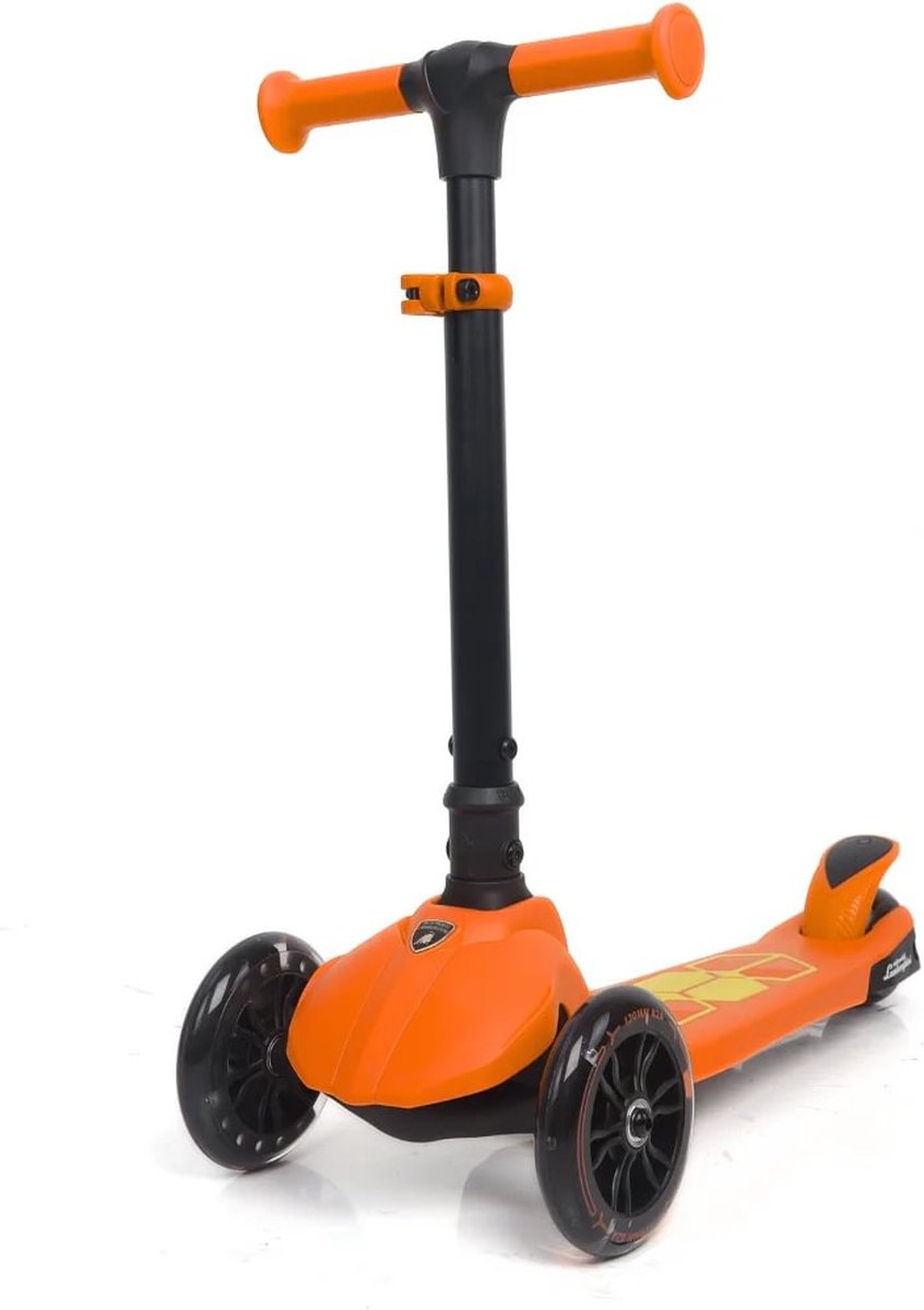 Lamborghini Kinderstep - met 3 wielen - Verstelbaar - 3 tot 6 jaar - Oranje