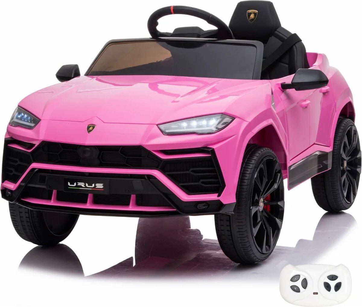 Lamborghini Urus - Elektrische Kinderauto 12V - 1 tot 6 jaar - Roze