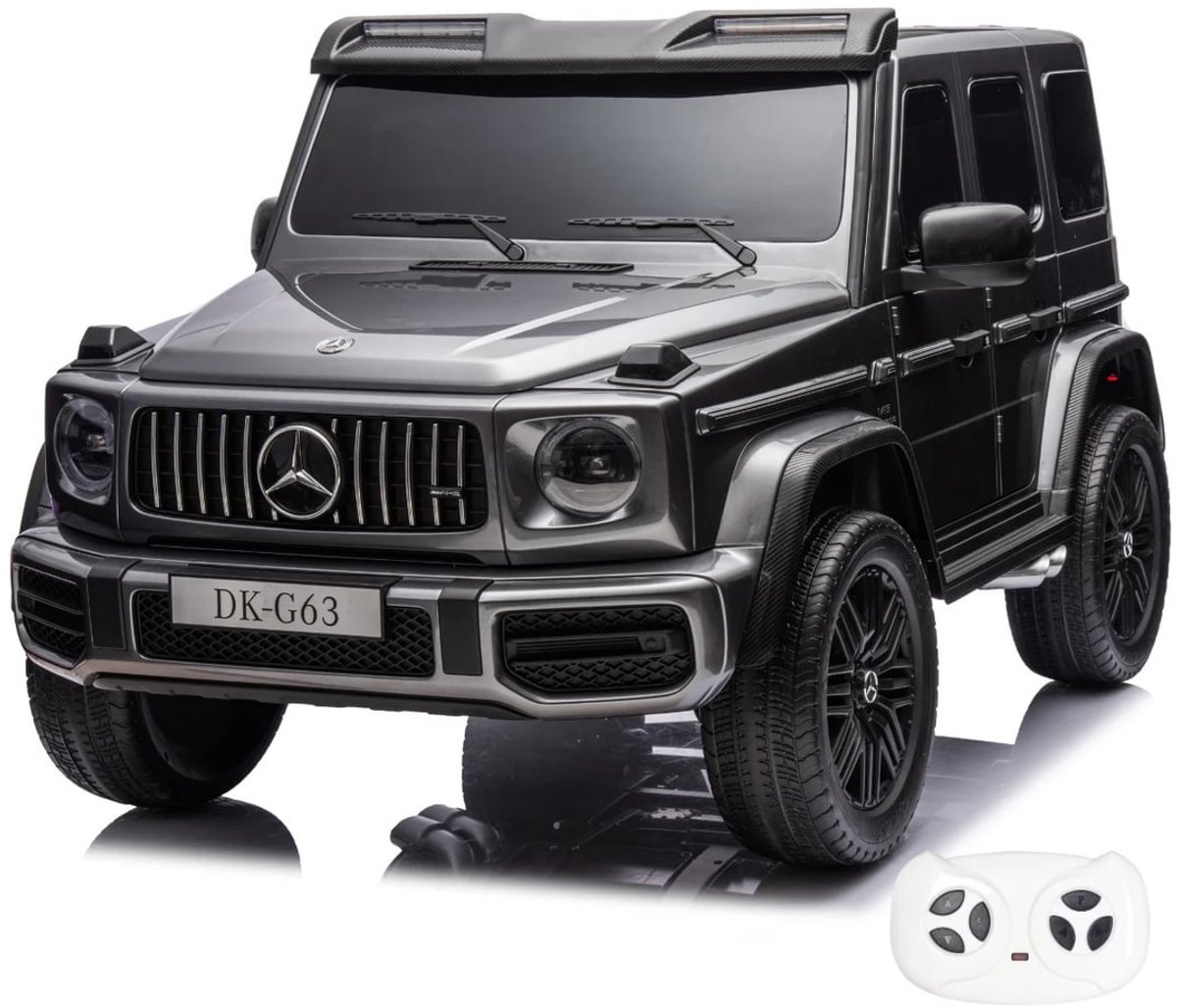 Mercedes AMG G63 Elektrische Kinderauto 12V - 2 zitplaatsen - 2 tot 7 jaar - Grijs