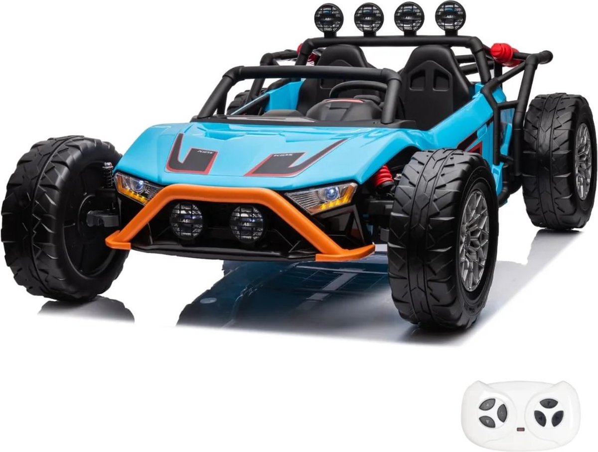 Mud-Master Buggy - voor Kinderen - 2-zits - 24V accu - 2 tot 7 jaar - Blauw