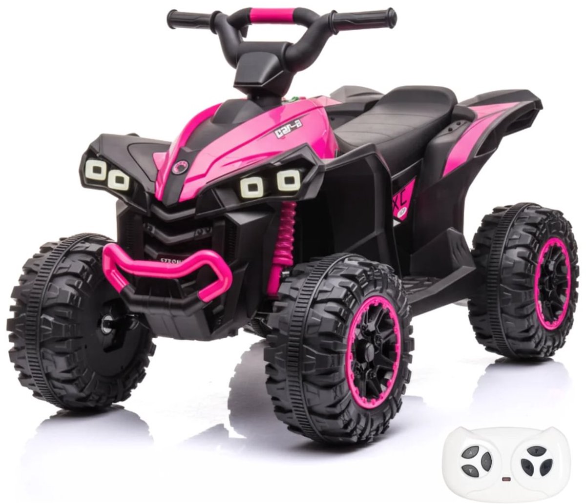 XC-Sport Elektrische Quad 12V - met Afstandsbediening - 2 tot 5 jaar - Roze