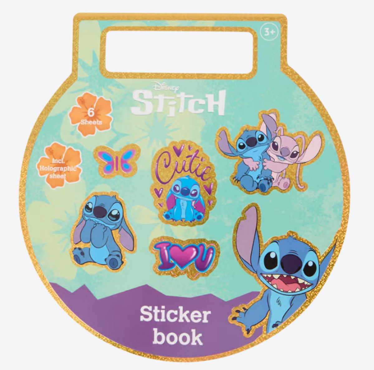 Stickerboek - Lilo & Stitch - 6 vellen - 120 stickers