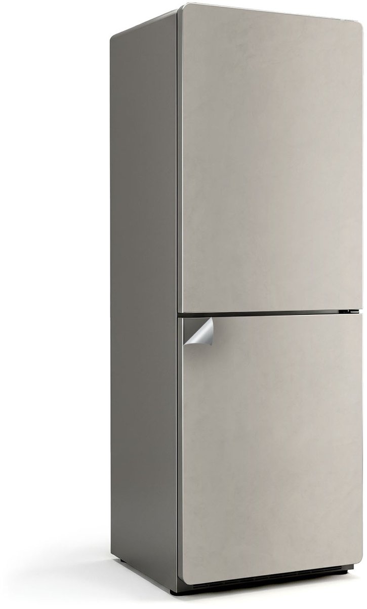 Wallfluent Koelkaststickers - Lichte room Koelkast Folie - 70 cm x 190 cm - Lichte Room Koelkaststickers - Zelfklevende Koelkaststicker - Koelkast Makeover - Koelkast Wrap - Koelkast Makeover