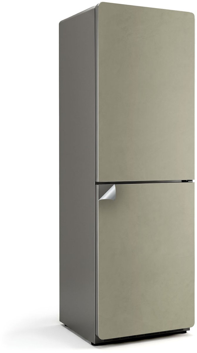 Wallfluent Koelkaststickers - Lichtgroen Koelkast Folie - 60 cm x 180 cm - Lichtgroen Koelkaststickers - Grote Koelkast Sticker - Koelkast Cover - Decoratieve Koelkaststicker - Koelkast Opknappen Sticker