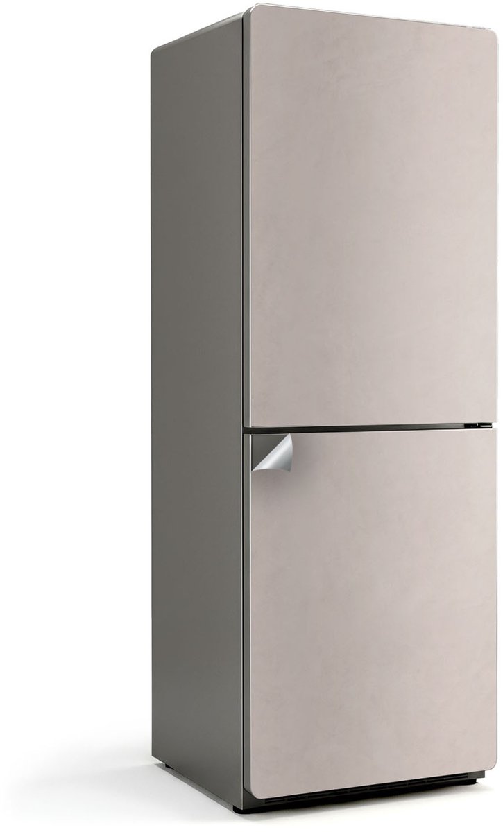 Wallfluent Koelkaststickers - Lichtroze Koelkast Folie - 70 cm x 190 cm - Lichtroze Koelkaststickers - Grote Koelkast Sticker - Stijlvolle Koelkast Stickers - Decoratieve Koelkaststicker - Koelkast Opknappen Sticker