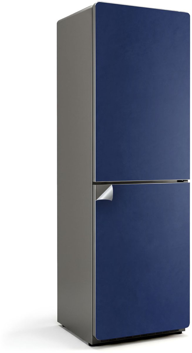 Wallfluent Koelkaststickers - Marine Koelkast Folie - 60 cm x 190 cm - Marine Koelkaststickers - Waterdichte Koelkast Sticker - Stijlvolle Koelkast Stickers - Koelkast Decoratie Stickers - Koelkast Cover