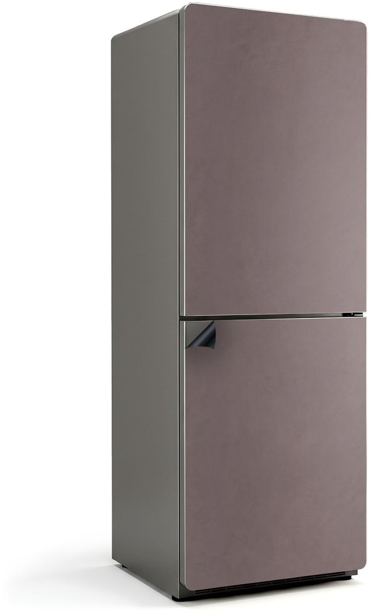 Wallfluent Magnetische Koelkastmat - Beige Koelkast Magneet Sticker - 70 cm x 190 cm - Beige Magnetische Koelkastmat - Koelkast Cover Magneet - Magneet Poster Voor Koelkast - Stijlvolle Koelkastfolie