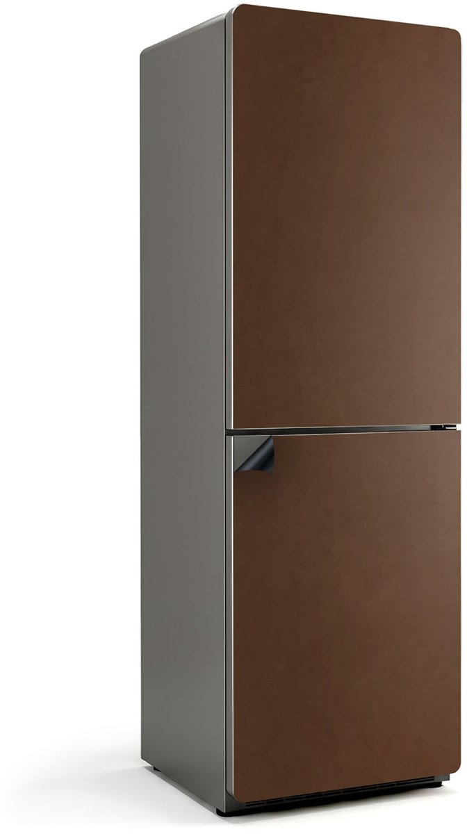 Wallfluent Magnetische Koelkastmat - Bruin Koelkast Magneet Sticker - 60 cm x 180 cm - Bruin Magnetische Koelkastmat - Magneetfolie Koelkast - Magneet Poster Voor Koelkast - Herbruikbare Magneetmat Koelkast