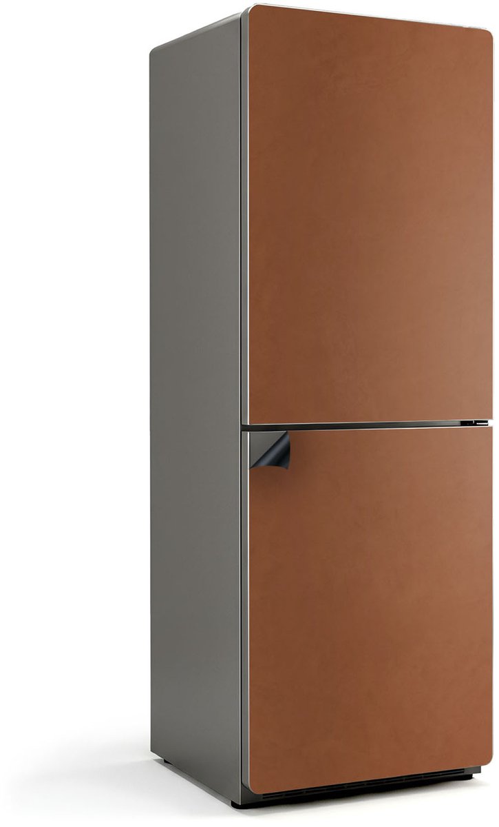 Wallfluent Magnetische Koelkastmat - Bruin Koelkast Magneet Sticker - 70 cm x 190 cm - Bruin Magnetische Koelkastmat - Koelkast Magneet Decoratie - Koelkastfront Decoratie Magneet - Herbruikbare Magneetmat Koelkast