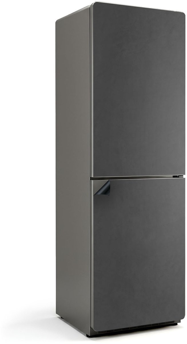 Wallfluent Magnetische Koelkastmat - Grijsbruin Koelkast Magneet Sticker - 60 cm x 190 cm - Grijsbruin Magnetische Koelkastmat - Magnetisch Koelkastaccessoire - Magneet Poster Voor Koelkast - Herbruikbare Magneetmat Koelkast