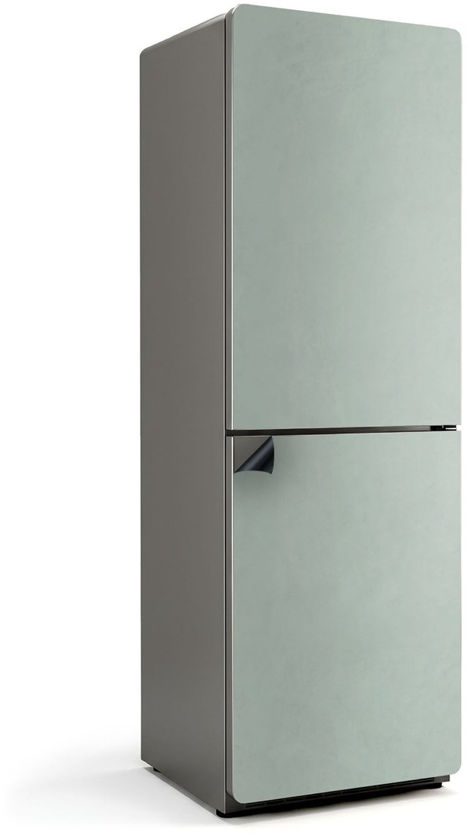 Wallfluent Magnetische Koelkastmat - Lichtgroen Koelkast Magneet Sticker - 60 cm x 180 cm - Lichtgroen Magnetische Koelkastmat - Decoratieve Koelkastfolie - Magnetische Koelkastbescherming - Verwijderbare Koelkast Decoratie