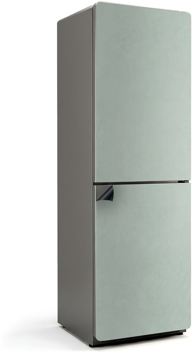 Wallfluent Magnetische Koelkastmat - Lichtgroen Koelkast Magneet Sticker - 60 cm x 190 cm - Lichtgroen Magnetische Koelkastmat - Koelkast Magneet Decoratie - Koelkastfront Decoratie Magneet - Stijlvolle Koelkastfolie