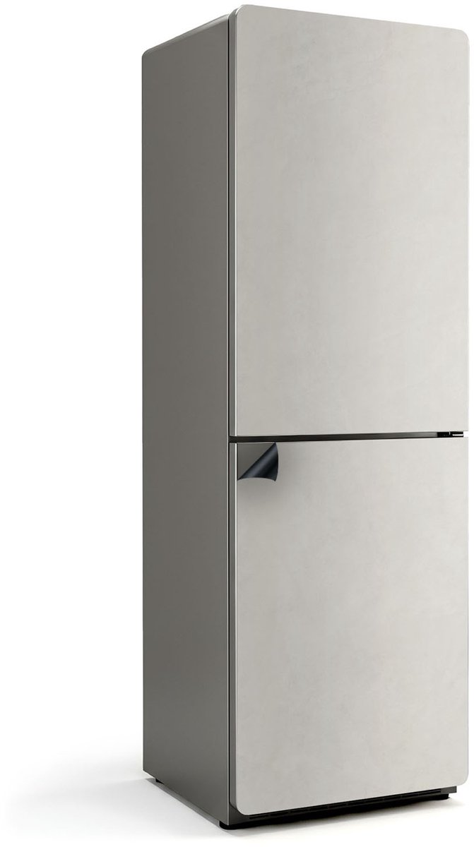 Wallfluent Magnetische Koelkastmat - Pastelbeige Koelkast Magneet Sticker - 60 cm x 180 cm - Pastelbeige Magnetische Koelkastmat - Koelkast Cover Magneet - Decoratieve Koelkast Cover Sticker Magneet - Keuken Decoratie Magneet