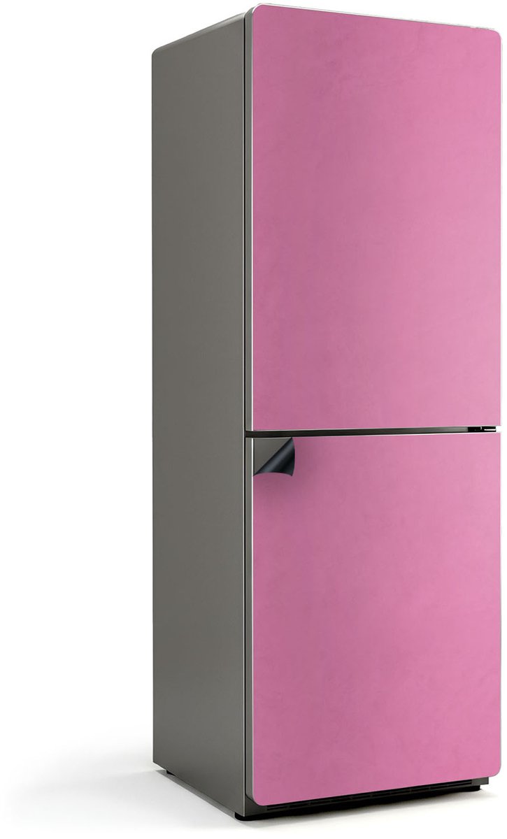 Wallfluent Magnetische Koelkastmat - Pastelroze Koelkast Magneet Sticker - 70 cm x 190 cm - Pastelroze Magnetische Koelkastmat - Koelkast Magneet Decoratie - Magnetische Koelkastbescherming - Verwijderbare Koelkast Decoratie