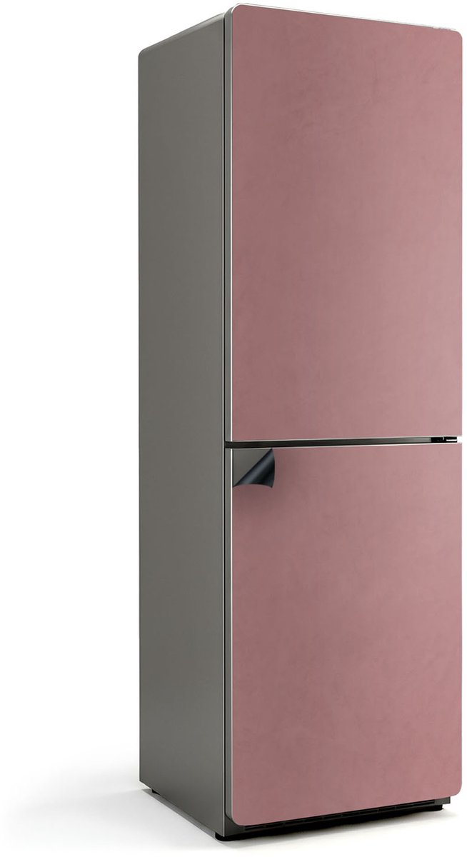 Wallfluent Magnetische Koelkastmat - Roze Koelkast Magneet Sticker - 60 cm x 190 cm - Roze Magnetische Koelkastmat - Koelkast Cover Magneet - Magneet Poster Voor Koelkast - Herbruikbare Magneetmat Koelkast