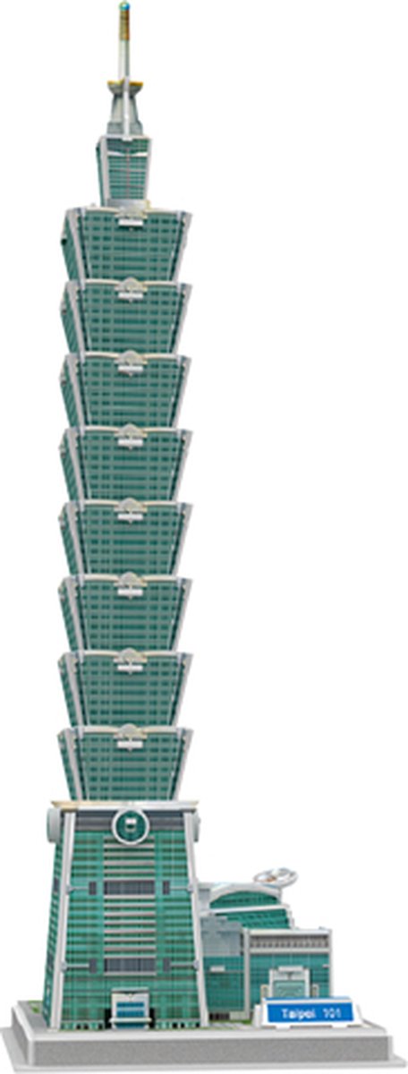 Premium Bouwpakket - Voor Volwassenen en Kinderen - Bouwpakket - 3D puzzel - Modelbouwpakket - DIY - Tapei 101