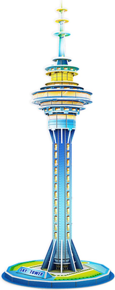 Premium Miniatuur Bouwpakket - Voor Volwassenen en Kinderen - Bouwpakket - 3D puzzel - Modelbouwpakket - DIY - Sky Tower