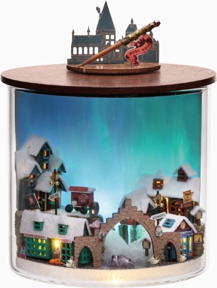 Premium Miniatuur bouwpakket XXL - Bouwpakket - Voor Volwassenen (14+) - Modelbouwpakket - DIY - Poppenhuis – incl. Led Licht, Muziek en Bescherming - Water Paradise